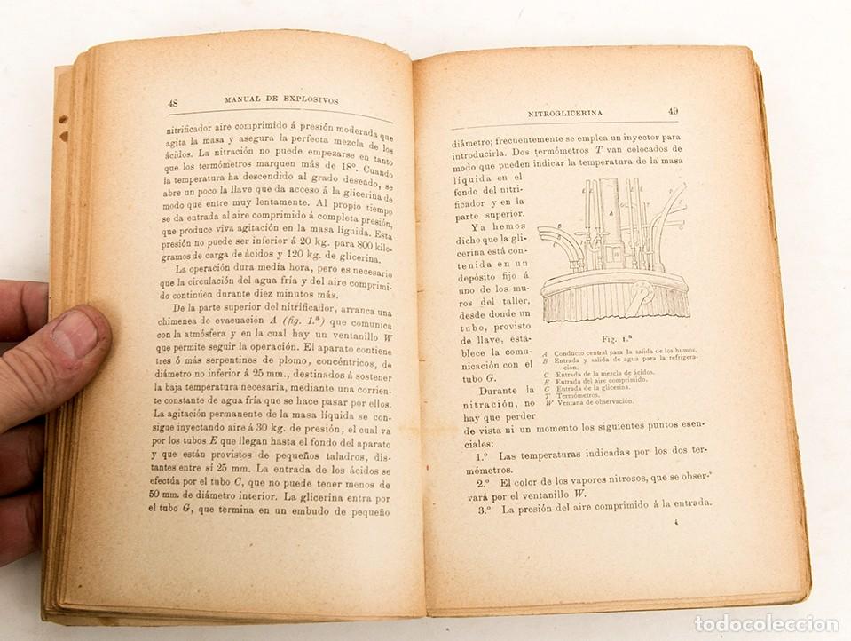Libros antiguos: MANUAL DE EXPLOSIVOS - SEVERO GOMEZ - 1907 - Foto 4