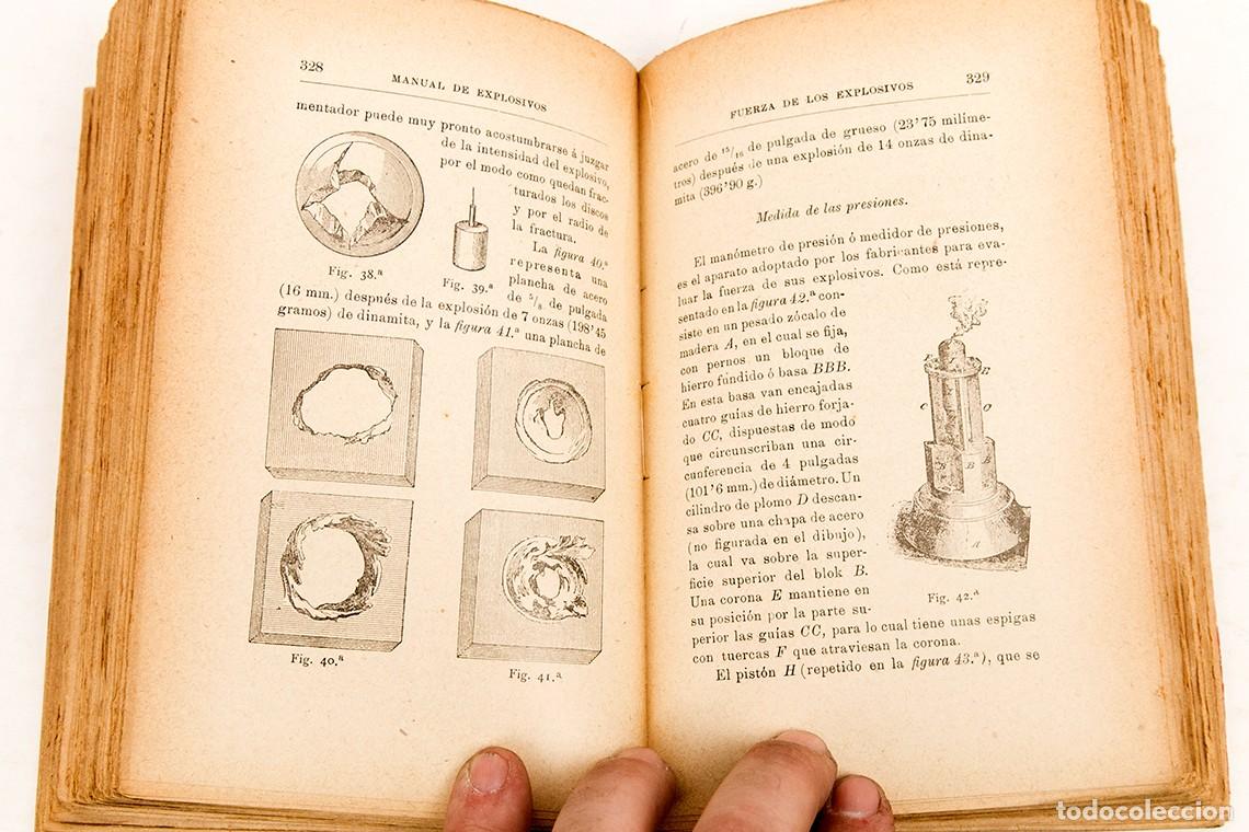 Libros antiguos: MANUAL DE EXPLOSIVOS - SEVERO GOMEZ - 1907 - Foto 8