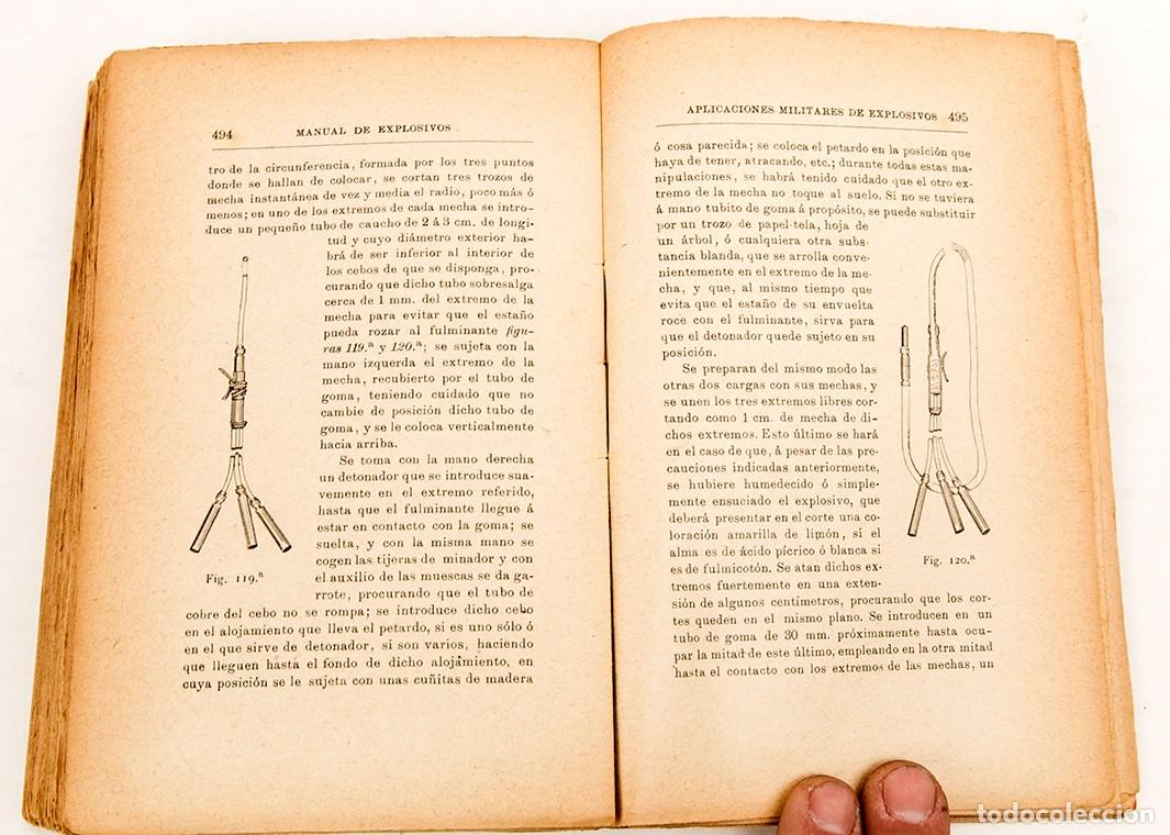 Libros antiguos: MANUAL DE EXPLOSIVOS - SEVERO GOMEZ - 1907 - Foto 10