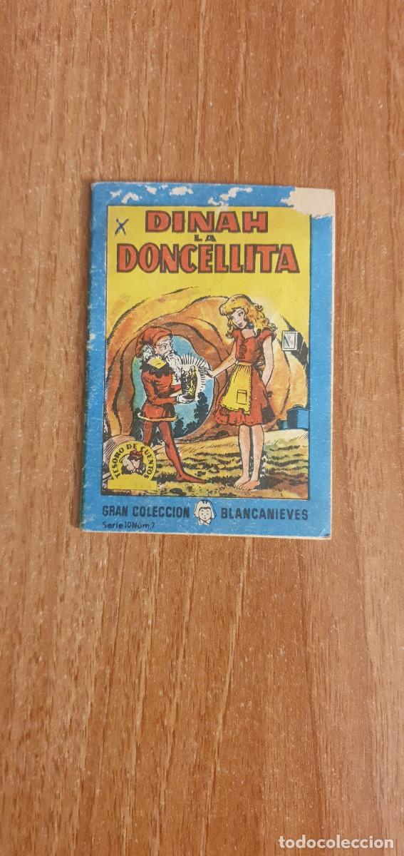 Libros antiguos: CUENTO DINAH LA DONCELLITA COLECCION BLANCANIEVES. - Foto 1