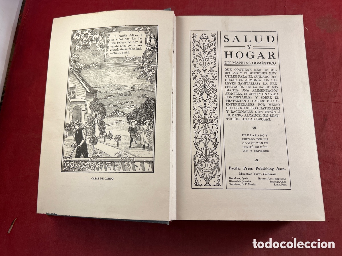 Libros antiguos: SALUD Y HOGAR MANUAL DOM&Eacute;STICO - Foto 2