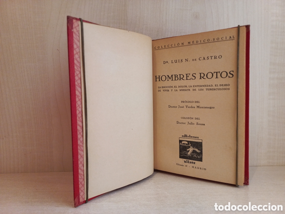 Libros antiguos: Hombres Rotos. Luis de Castro. Ediciones Ulises, 1932. - Foto 5