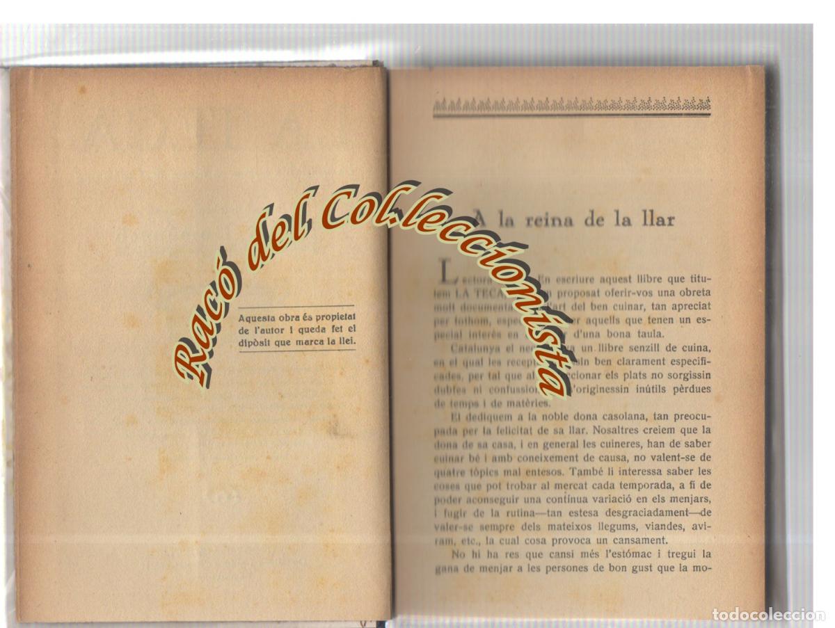 Libros antiguos: LA TECA, IGNASI DOMENECH, TIPOGRAFIA BONET, - Foto 3