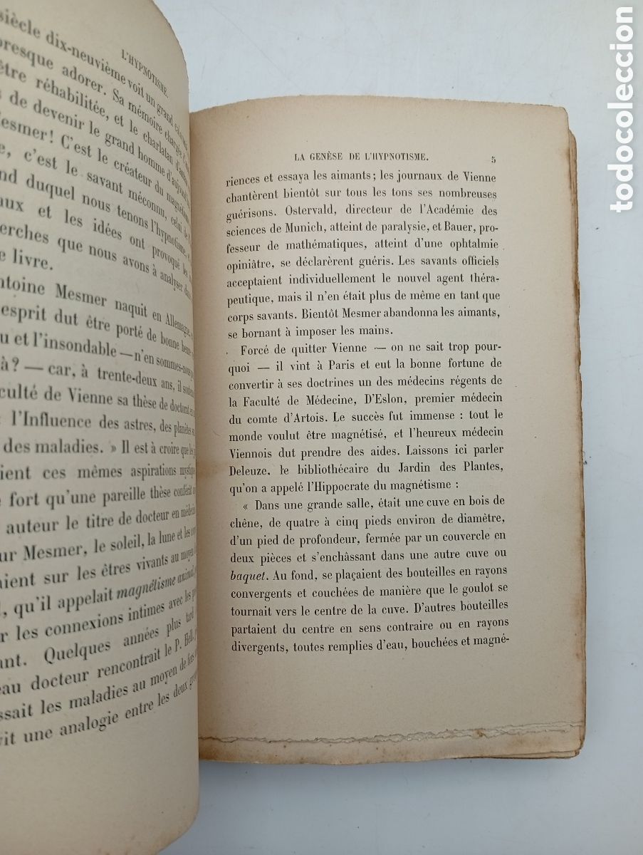Libros antiguos: Lhypnotisme a&ntilde;o 1890 Paris - Foto 7