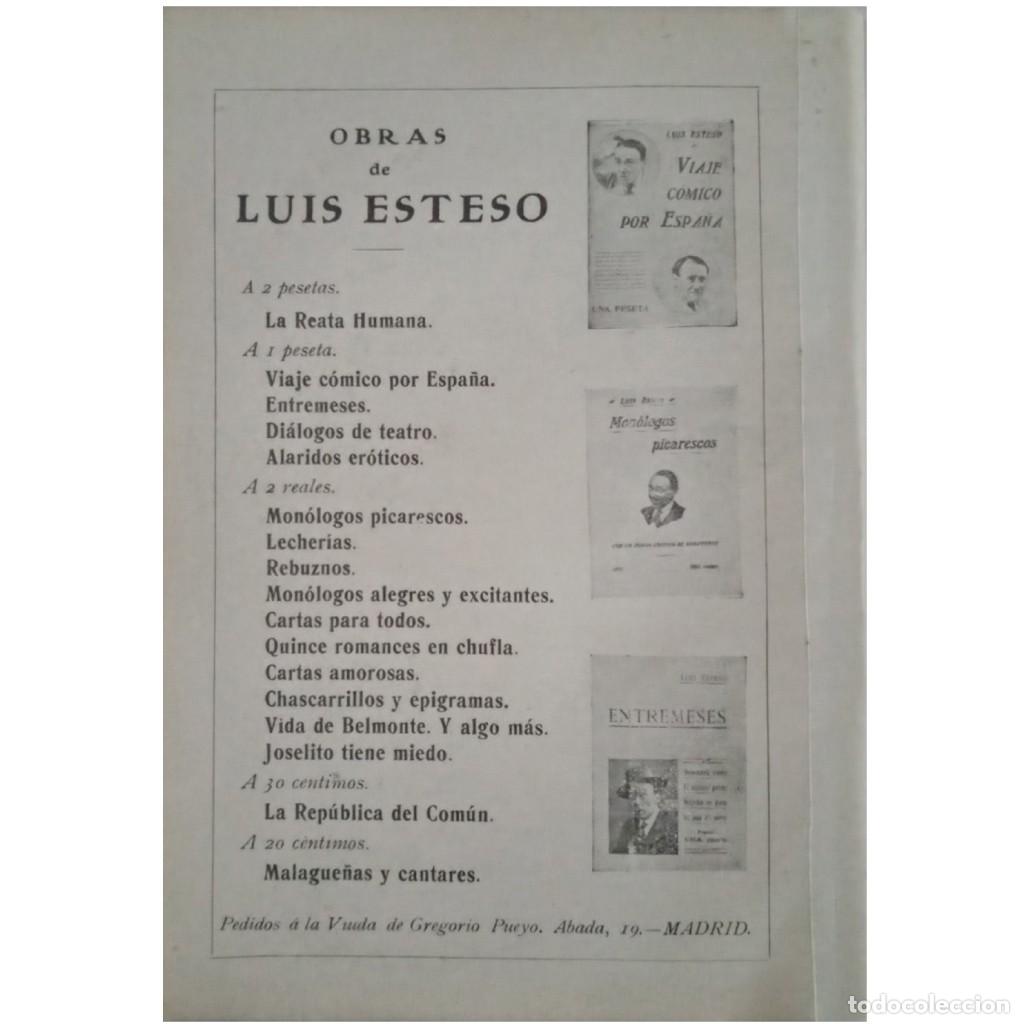 Libros antiguos: CARTAS AMOROSAS. Esteso, Luis - Foto 2