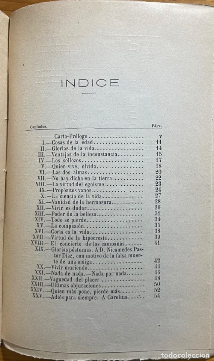 Libros antiguos: DOLORAS - CAMPOAMOR- EDICION COMPLETA - 1896 - Foto 3