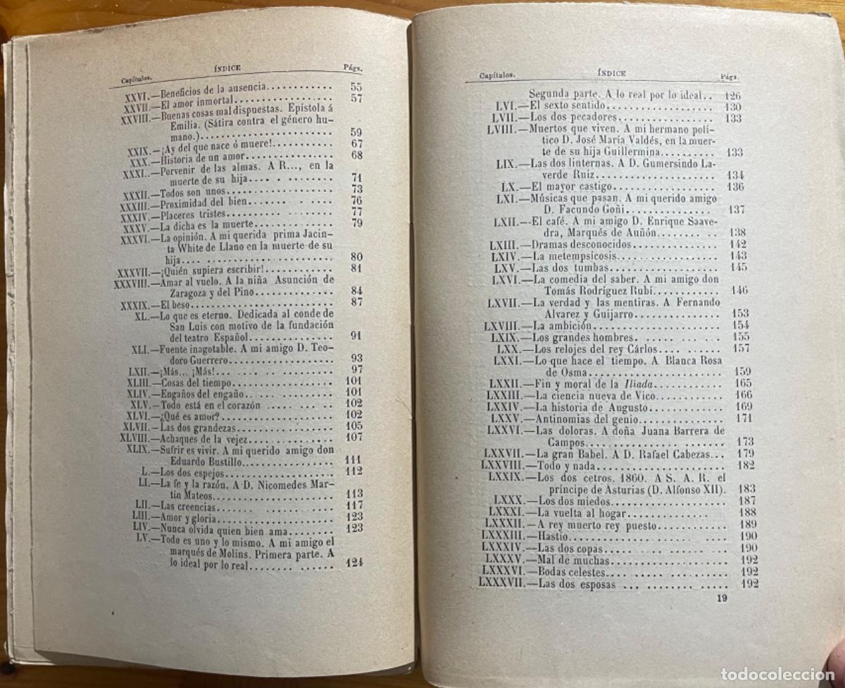 Libros antiguos: DOLORAS - CAMPOAMOR- EDICION COMPLETA - 1896 - Foto 4