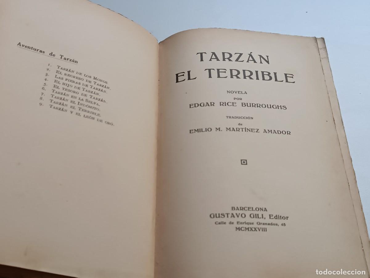 Libros antiguos: TARZAN EL TERRIBLE GUSTAVO GILI 1928 - Foto 2