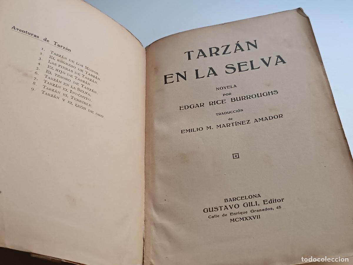 Libros antiguos: TARZAN EN LA SELVA GUSTAVO GILI 1927 - Foto 2