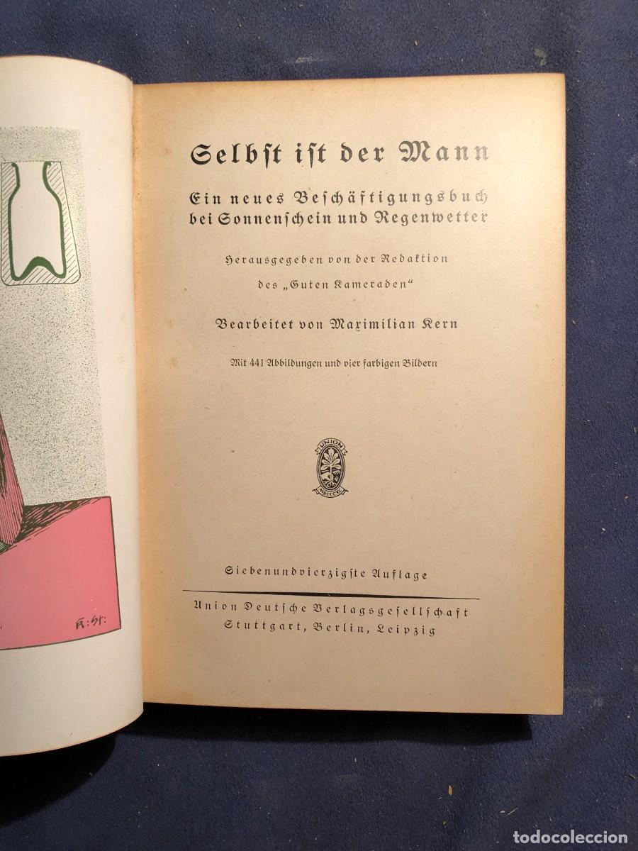 Libros antiguos: M. KERN: - SELBST IST DER MANN ... - - Foto 2
