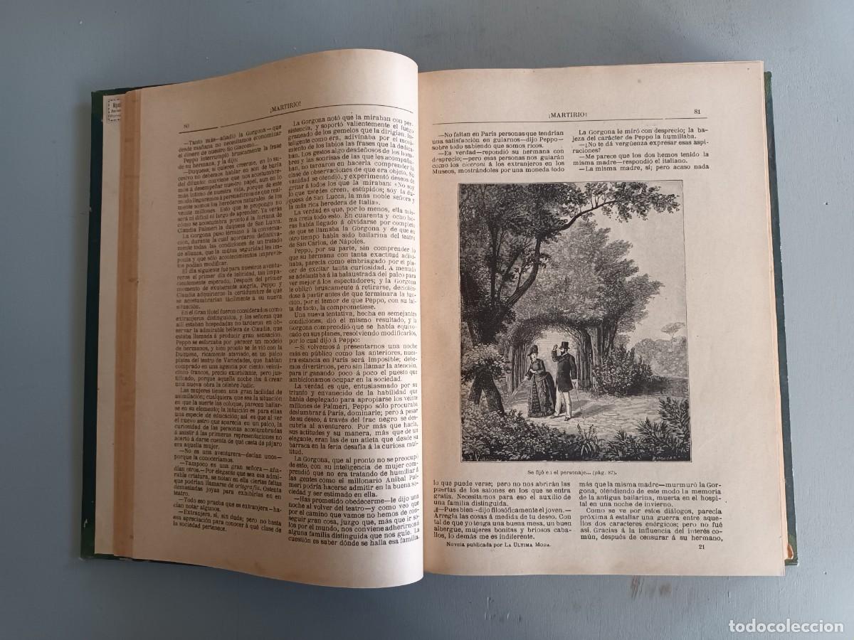 Libros antiguos: &iexcl;MARTIRIO! - ADOLFO DENNERY - LA &Uacute;LTIMA MODA - 1907 - Foto 4