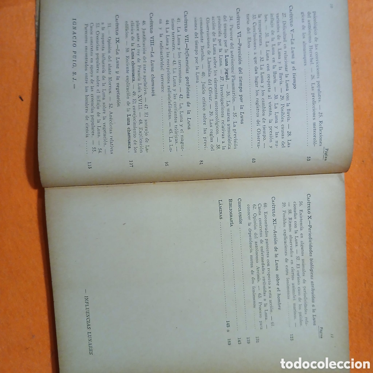Libros antiguos: Influencias lunares, Ignacio Puig - Foto 5