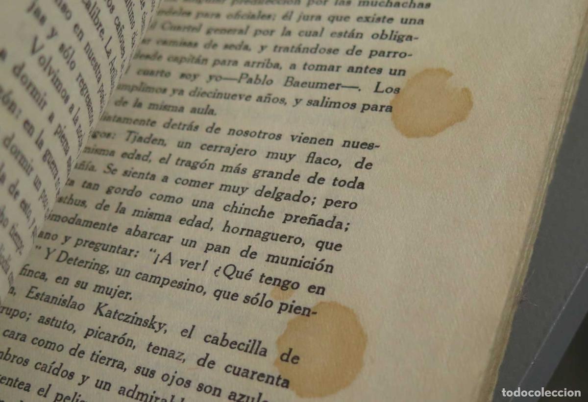 Libros antiguos: SIN NOVEDAD EN EL FRENTE REMARQUE - Foto 2