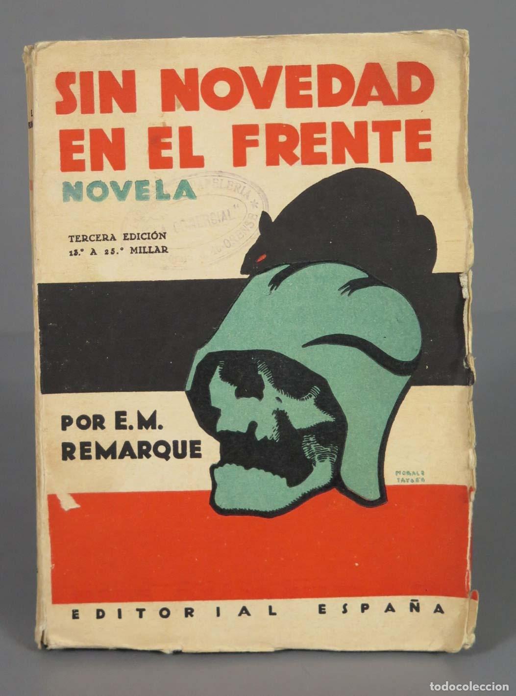 Libros antiguos: SIN NOVEDAD EN EL FRENTE REMARQUE - Foto 1