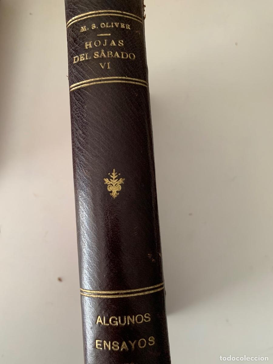Libros antiguos: Hojas del S&aacute;bado de M.S.Oliver (Bols 27) - Foto 2