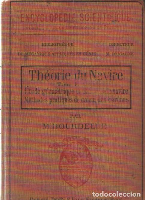 Libros antiguos: TH&Eacute;ORIE DU NAVIRE. A-MNAV-1004 - Foto 1