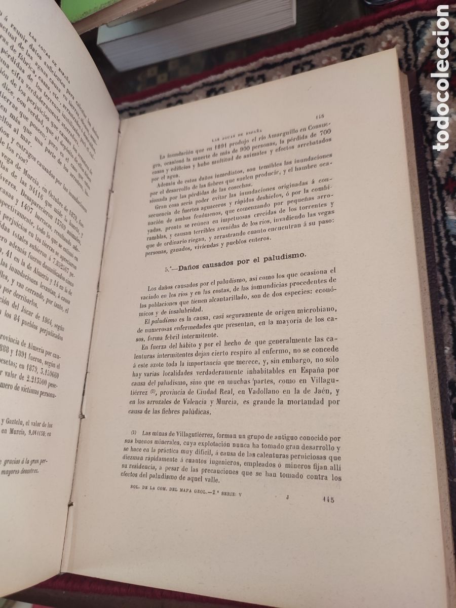 Libros antiguos: Comisi&oacute;n Mapa Geol&oacute;gico de Espa&ntilde;a 1900 - Foto 4