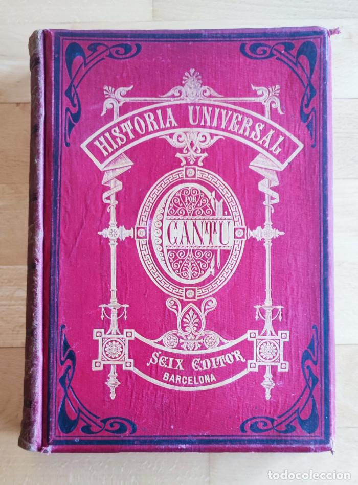 Libros antiguos: HISTORIA UNIVERSAL (TOMO X) - C&eacute;sar Cant&uacute; - Foto 1