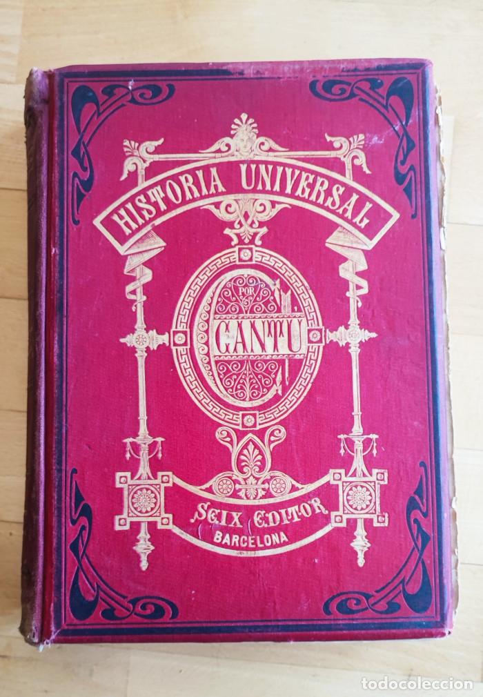 Libros antiguos: HISTORIA UNIVERSAL (TOMO IX) - C&eacute;sar Cant&uacute; - Foto 1
