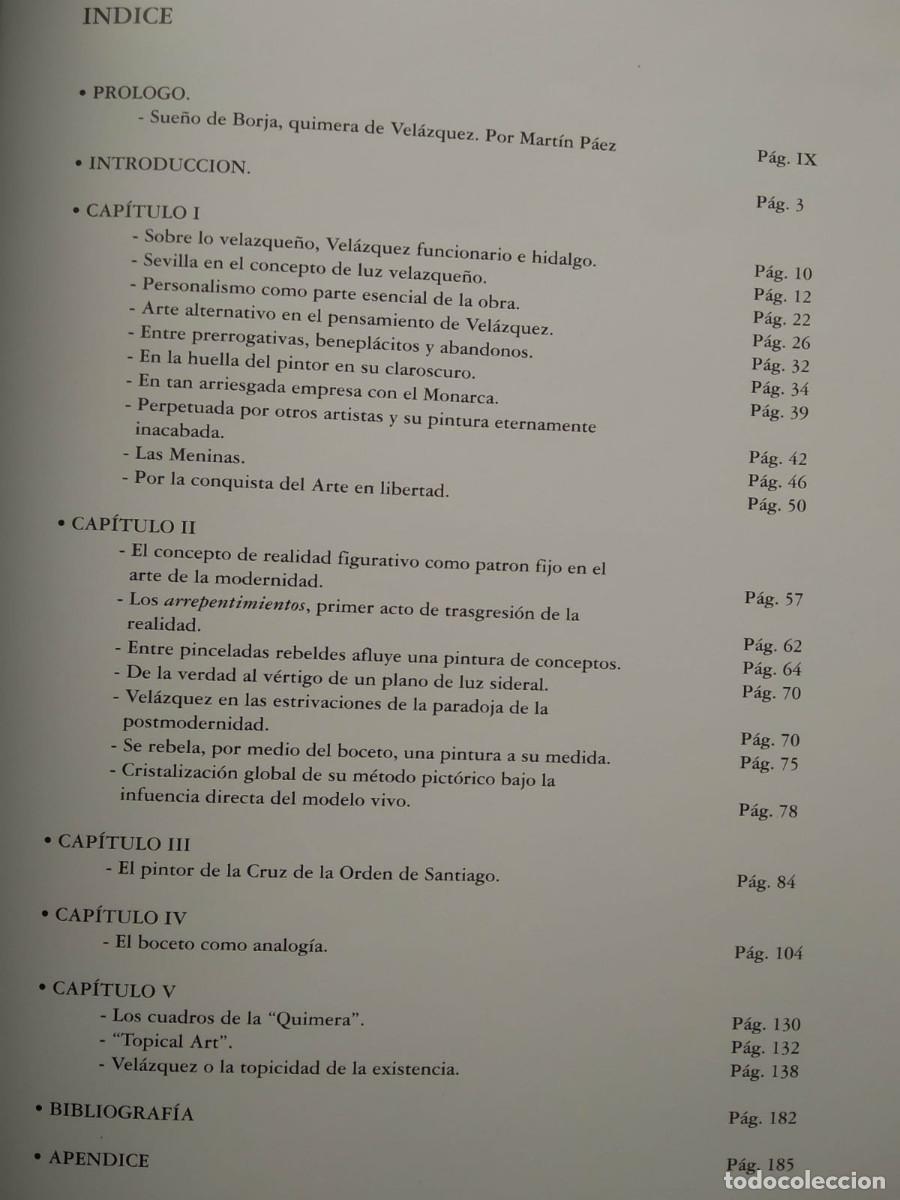 Libros antiguos: LA QUIMERA DE VEL&Aacute;ZQUEZ - PEDRO BORJA - Foto 2