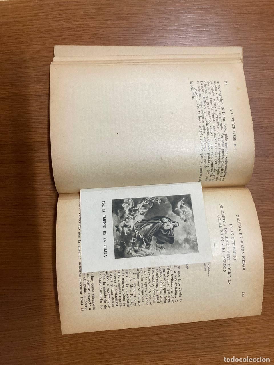 Libros antiguos: Manual de s&oacute;lida piedad. Tomo segundo - Foto 2