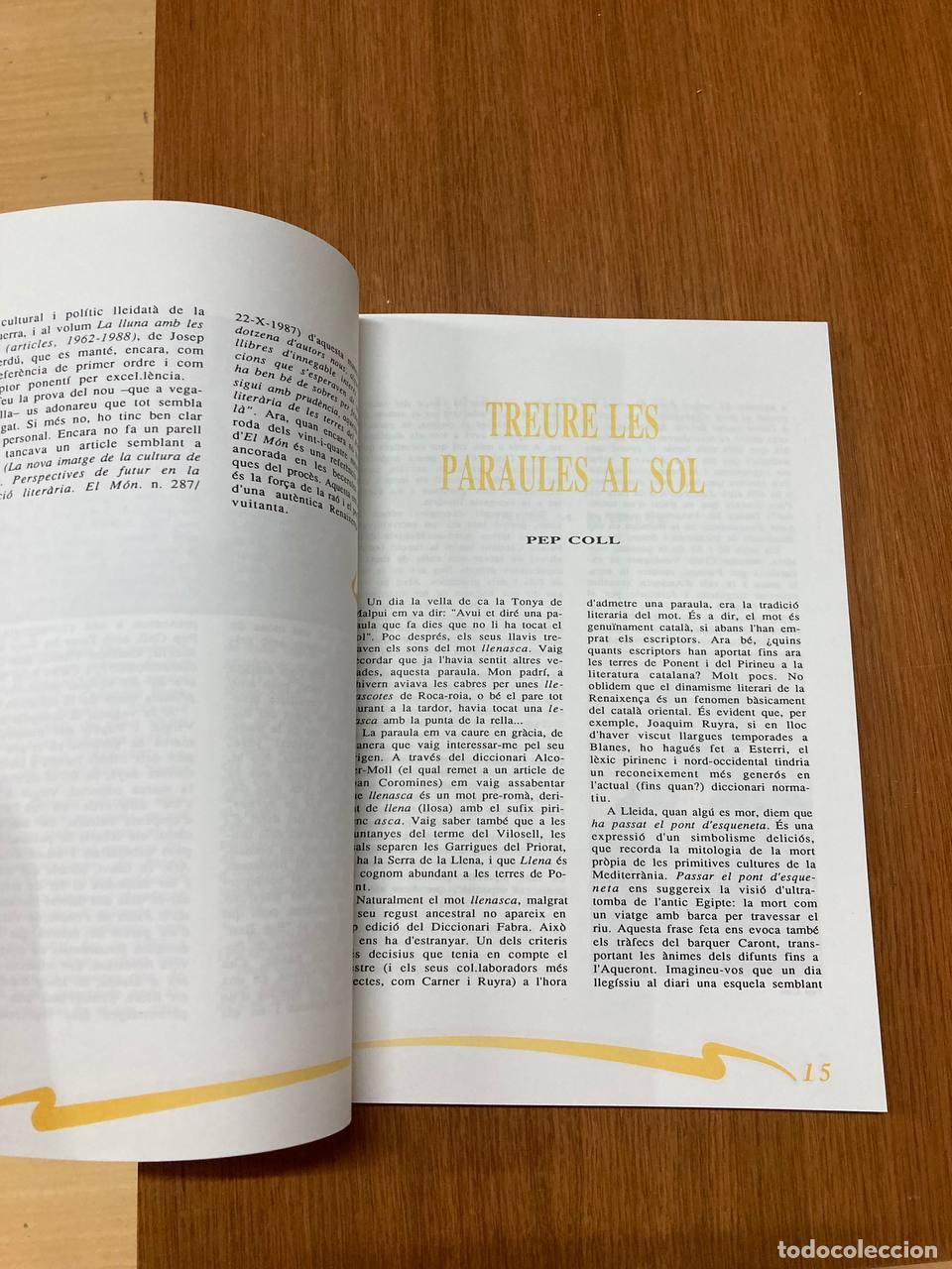 Libros antiguos: Monografies liter&agrave;ries de ponent. URC - Foto 2