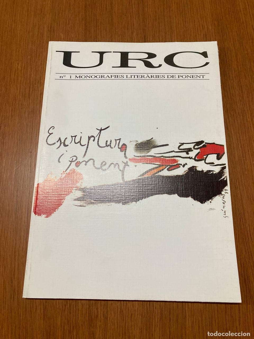 Libros antiguos: Monografies liter&agrave;ries de ponent. URC - Foto 1