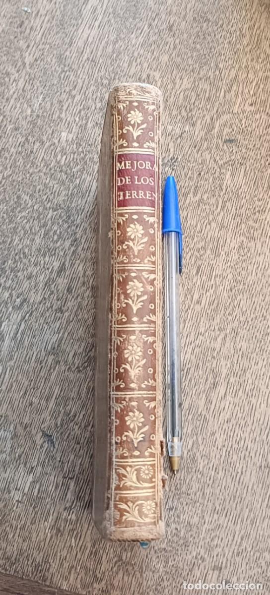 Libros antiguos: Mejora de los terrenos 1774 - Foto 2