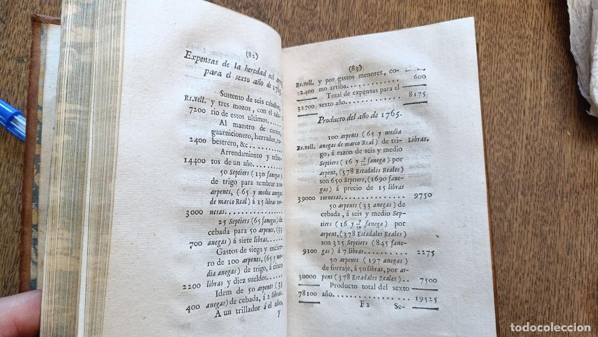 Libros antiguos: Mejora de los terrenos 1774 - Foto 5
