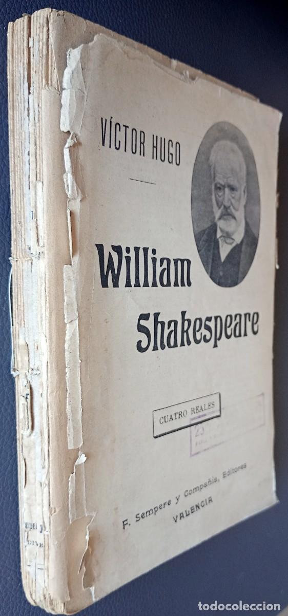 Libros antiguos: Victor Hugo . William Shakespeare - Foto 2