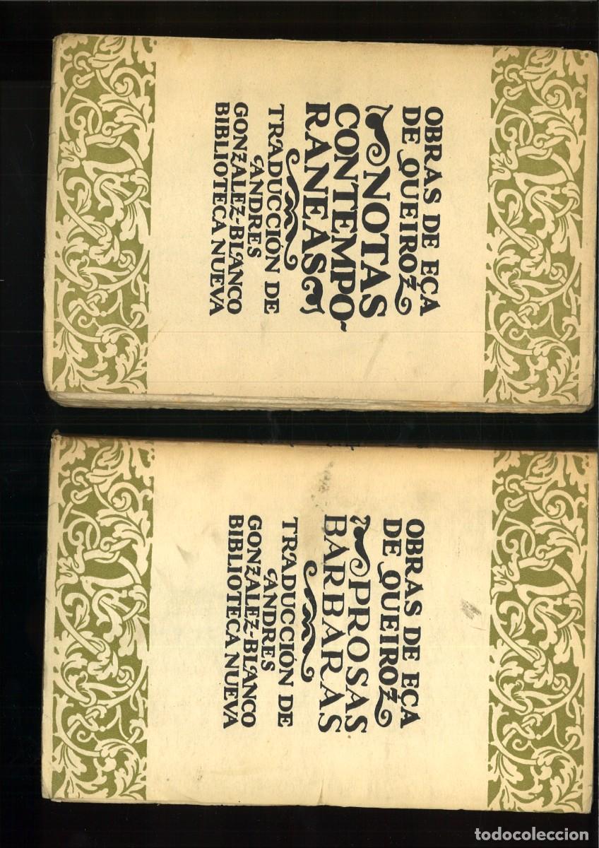 Libros antiguos: OBRAS DE E&Ccedil;A DE QUEIROZ. LOTE DE 7 TITULOS. - Foto 3