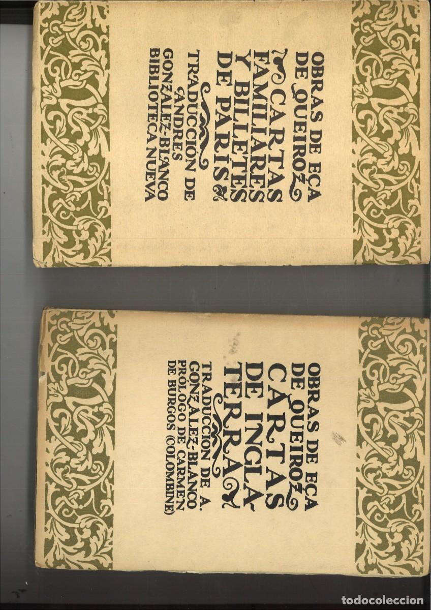 Libros antiguos: OBRAS DE E&Ccedil;A DE QUEIROZ. LOTE DE 7 TITULOS. - Foto 1