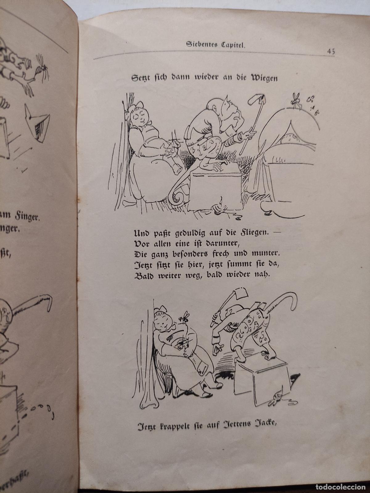 Libros antiguos: FIPPS DER AFFE - MILHELM BUSCH - 1909 - Foto 2