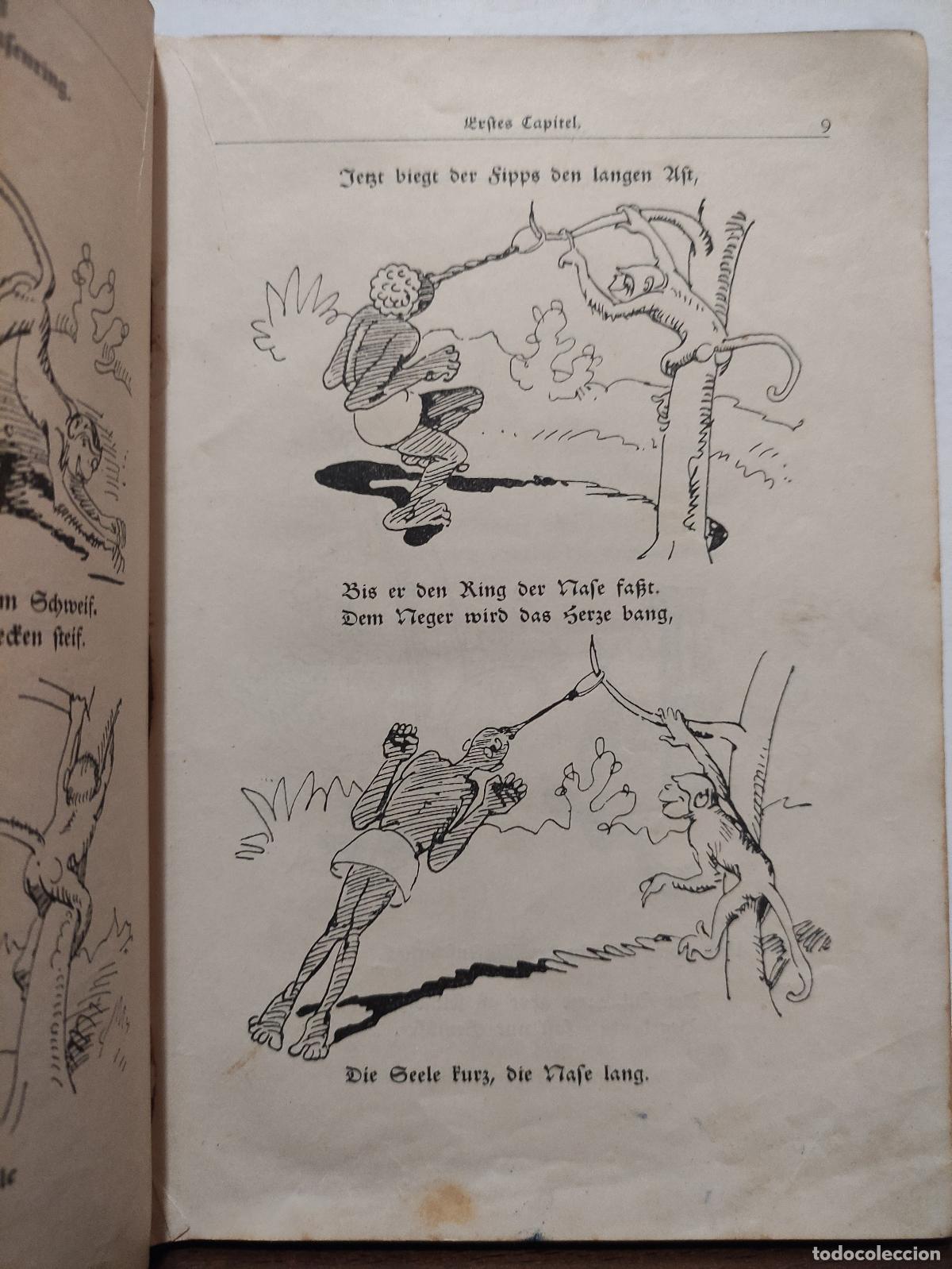 Libros antiguos: FIPPS DER AFFE - MILHELM BUSCH - 1909 - Foto 3