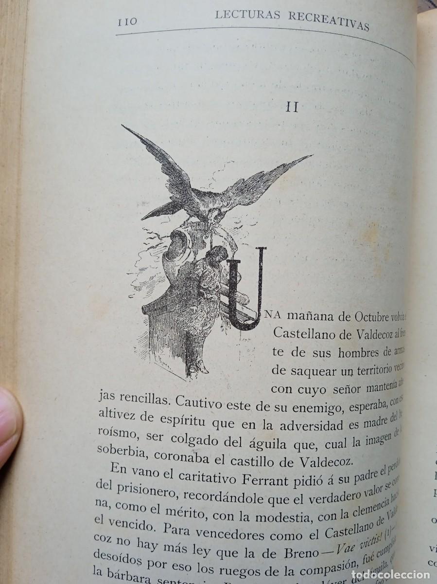 Libros antiguos: Lecturas recreativas, Luis Coloma 1902 - Foto 8