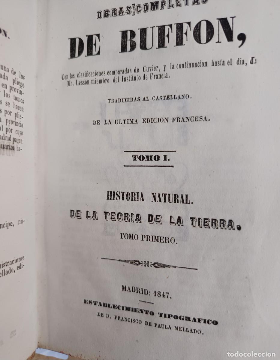 Libros antiguos: OBRAS COMPLETAS DE BUFFON (1847) - Foto 4