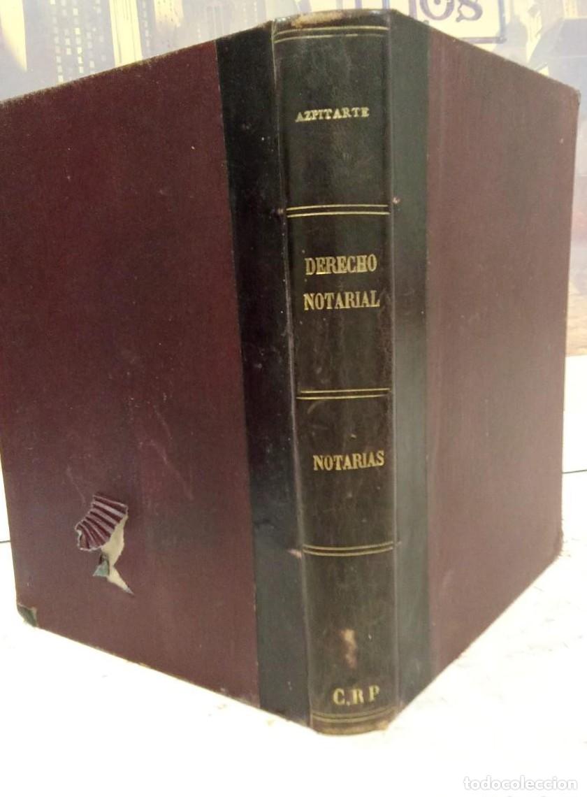 Libros antiguos: ESTUDIOS DE DERECHO NOTARIAL - AZPITARTE SANCHEZ RAFAEL - - Foto 1