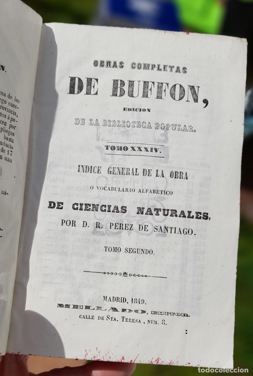Libros antiguos: OBRAS COMPLETAS DE BUFFON (1847) - Foto 10