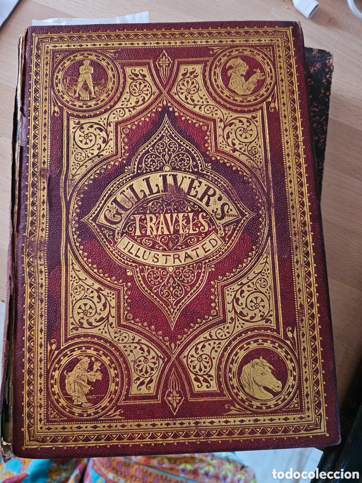 Old books: Gulliver's Teavels Illustrated (1870?), ilustrado por T Morten