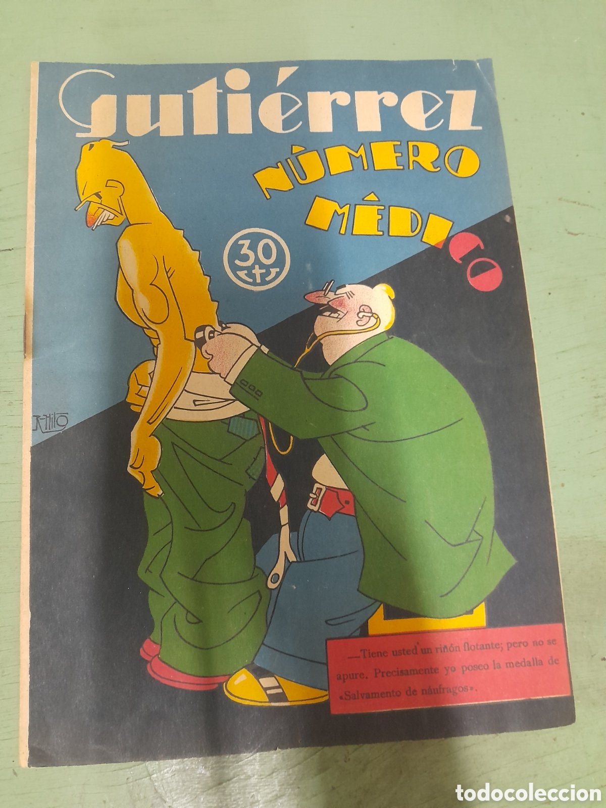 Libros antiguos: Guti&eacute;rrez, n&uacute;mero m&eacute;dico num.21 a&ntilde;o1927 - Foto 1