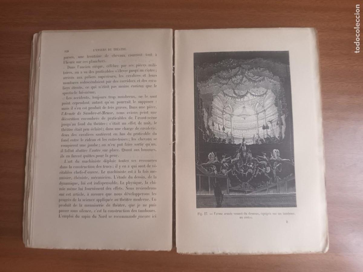 Libros antiguos: LEnvers du Th&eacute;atre --- M. J. Moynet - Foto 4