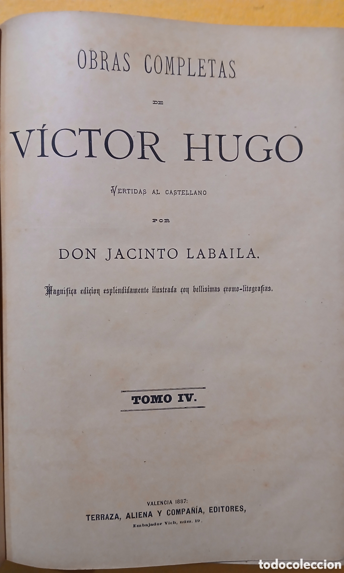 Libros antiguos: Obras de Victor Hugo 1887, - Foto 1