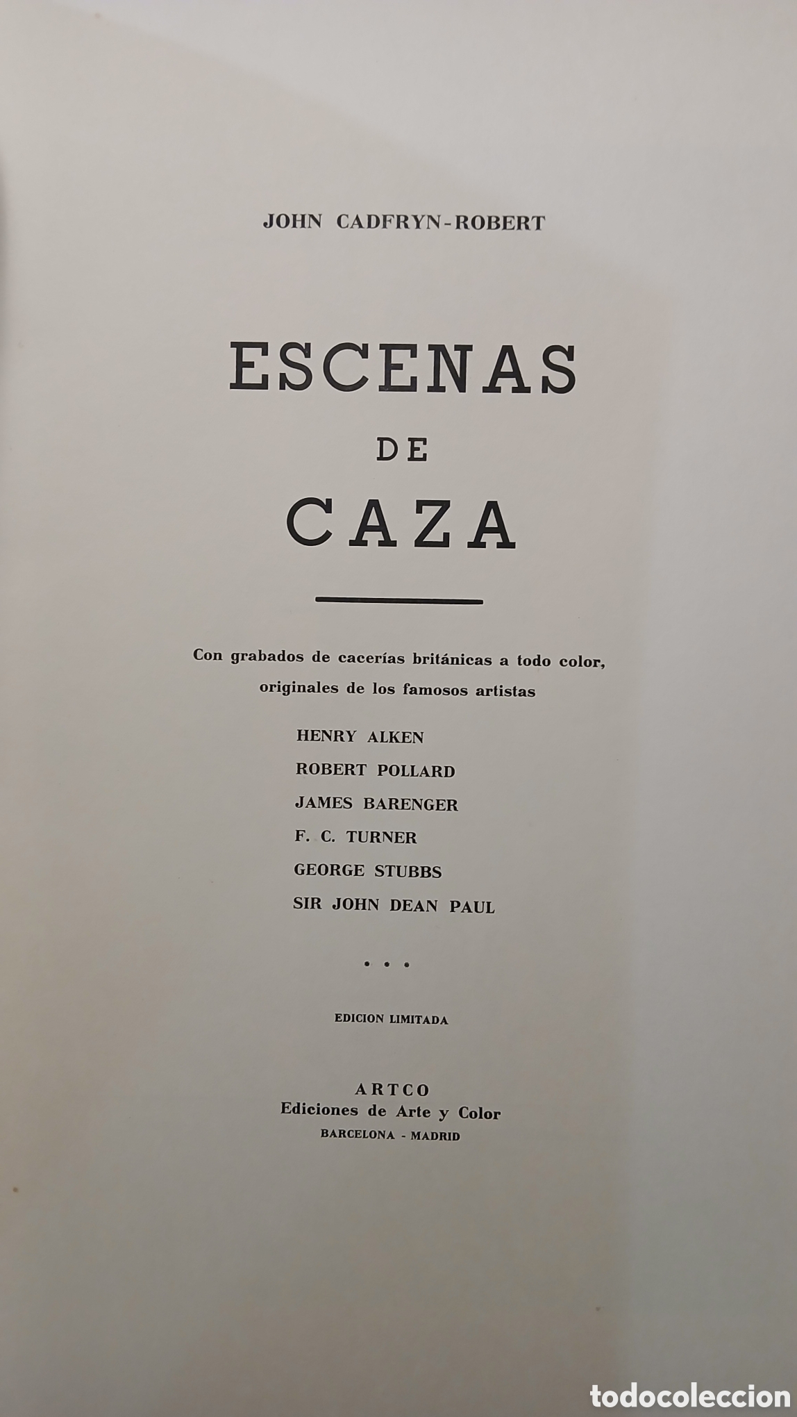 Libros antiguos: Escenas de Caza John Candfryn-Roberts - Foto 2