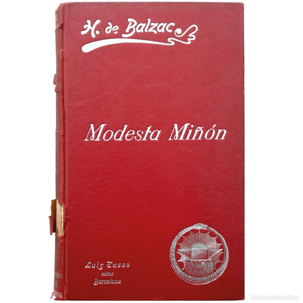 Libros antiguos: MODESTA MI&Ntilde;&Oacute;N. Balzac, Honore de - Foto 1