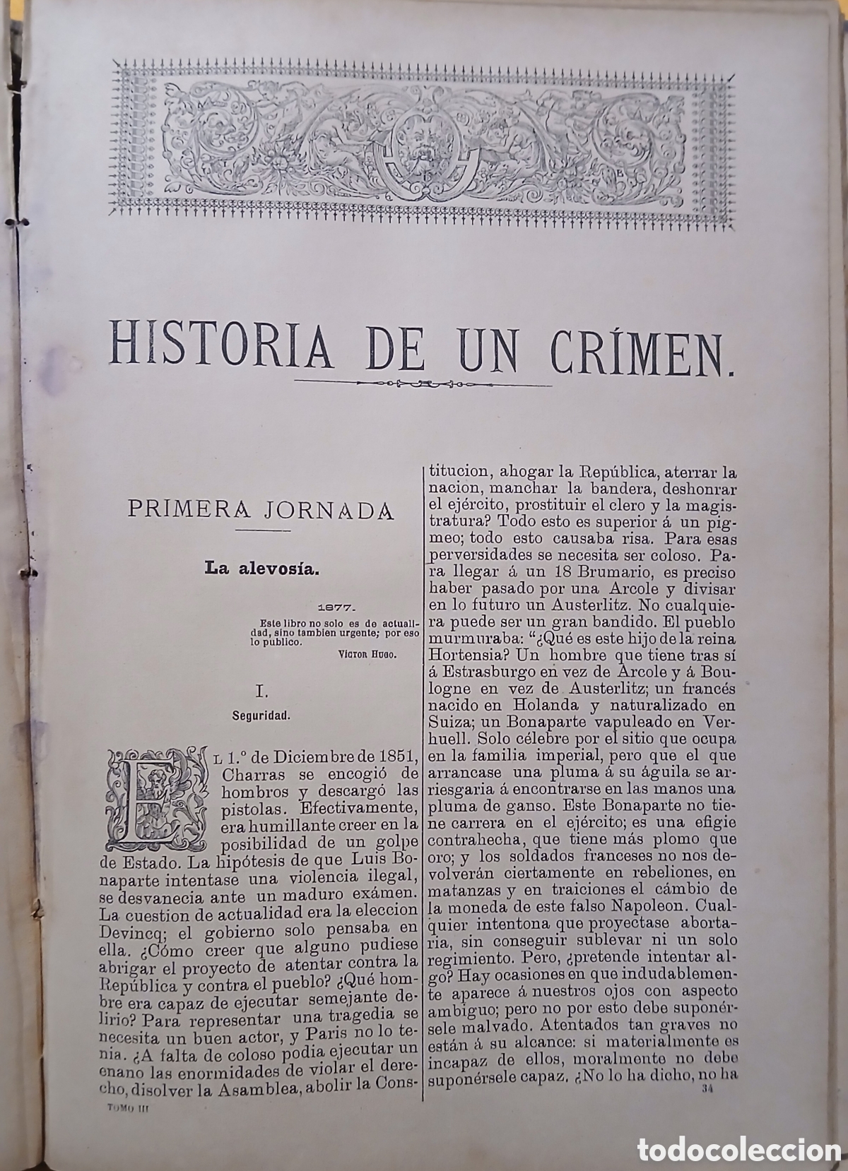 Libros antiguos: Obras completas Victor Hugo, t3 - Foto 8