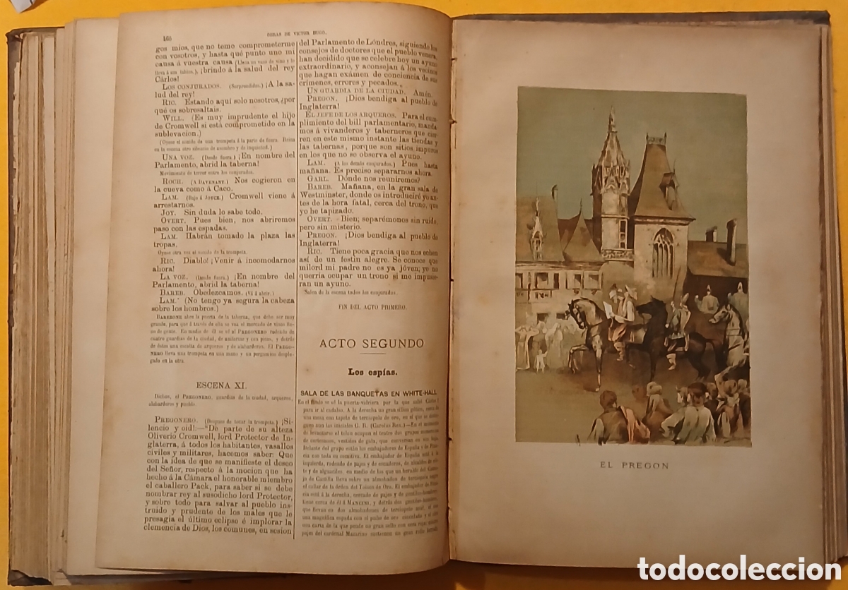 Libros antiguos: Obras completas Victor Hugo, t3 - Foto 13