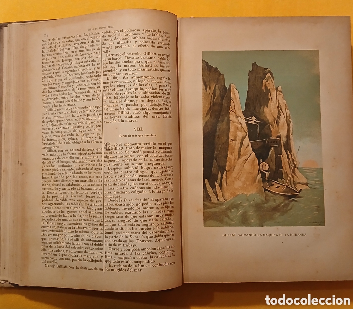 Libros antiguos: Obras completas de Victor Hugo t.6 - Foto 4