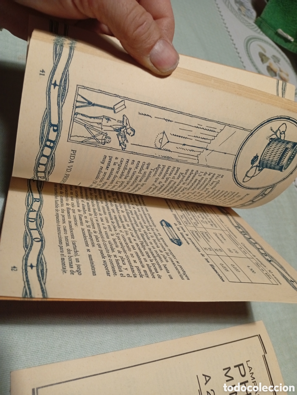 Libros antiguos: Libro PHILIPS RADIO cat&aacute;logo v&aacute;lvulas etc - Foto 5