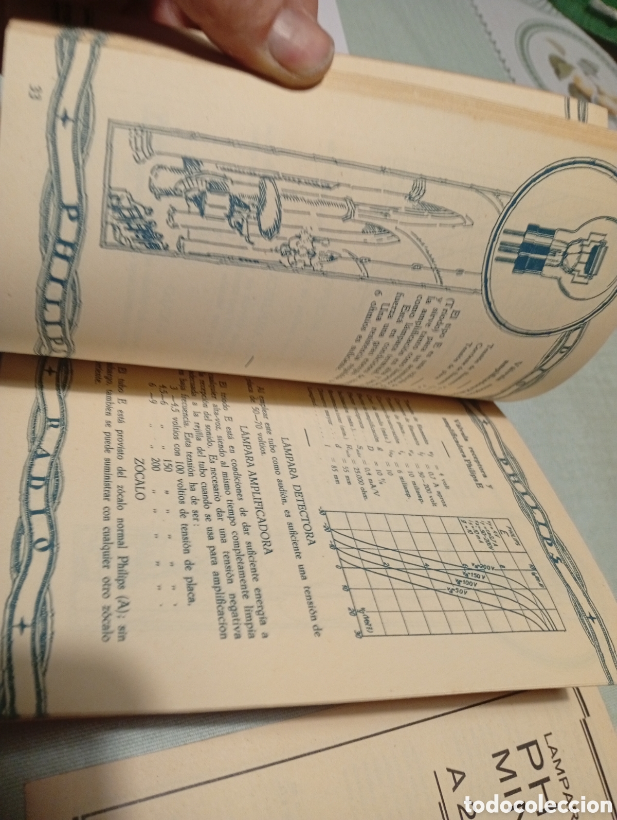 Libros antiguos: Libro PHILIPS RADIO cat&aacute;logo v&aacute;lvulas etc - Foto 7