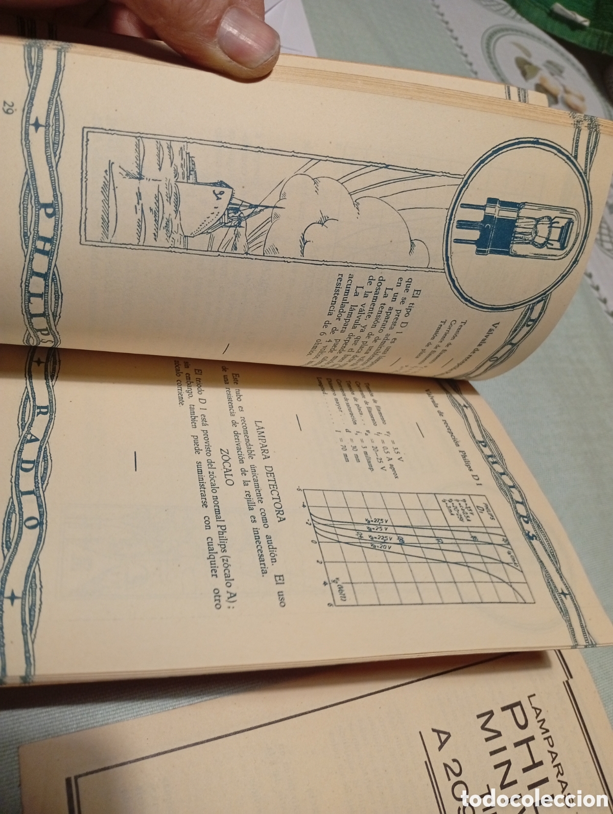 Libros antiguos: Libro PHILIPS RADIO cat&aacute;logo v&aacute;lvulas etc - Foto 8